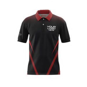 Angular Symmetry Full Sublimation Polo Shirt