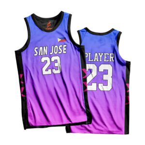 Gradient Full Sublimation Basketball Jersey