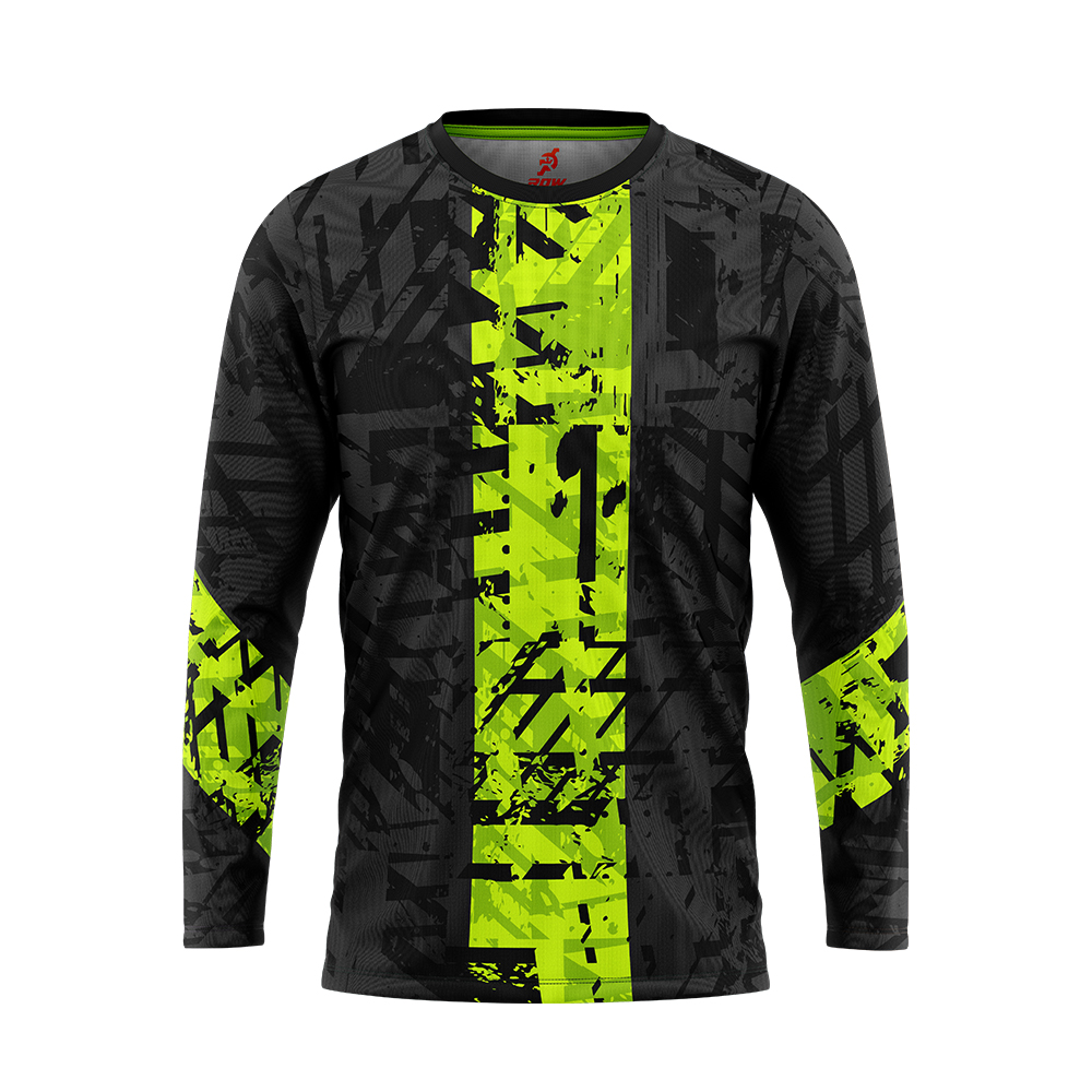 Geometric Abstract Full Sublimation Rider Shirt