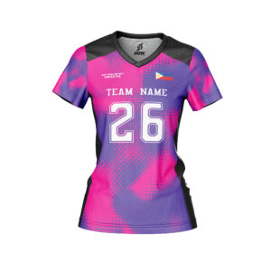 Pixelated Gradient Full Sublimation Volleyball Jersey