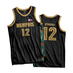 Vertical Stripes Full Sublimation Basketball Jersey