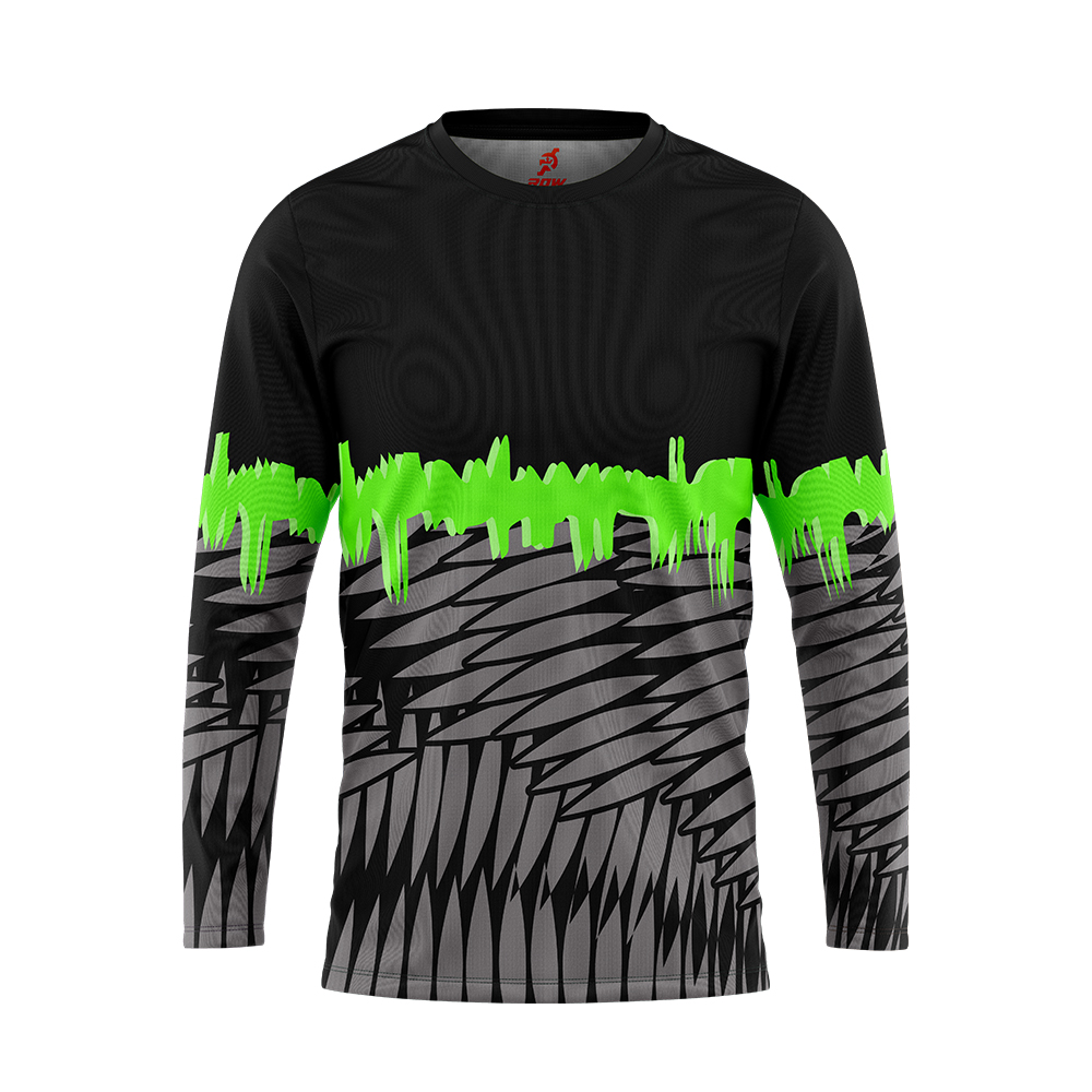 Jagged Zigzag Full Sublimation Rider Shirt