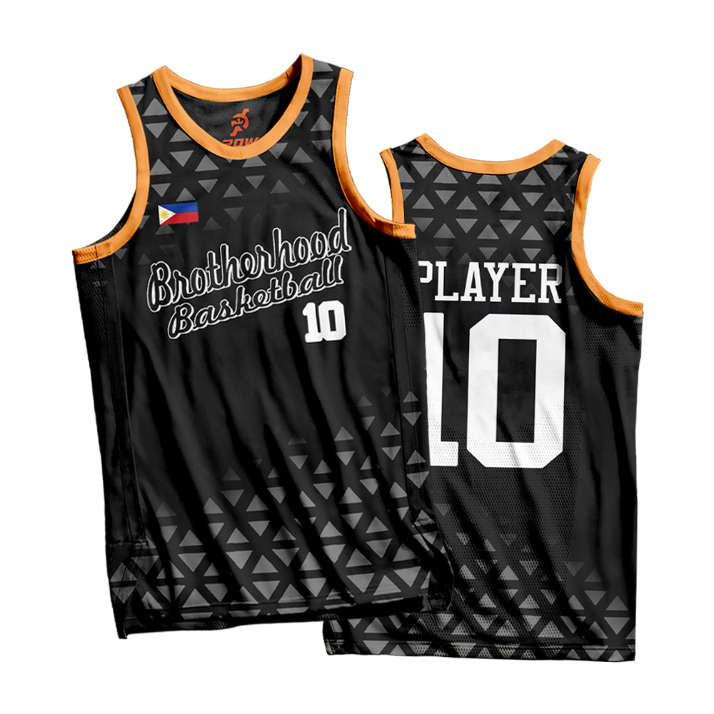 Geometric Triangles Full Sublimation Basketball Jersey