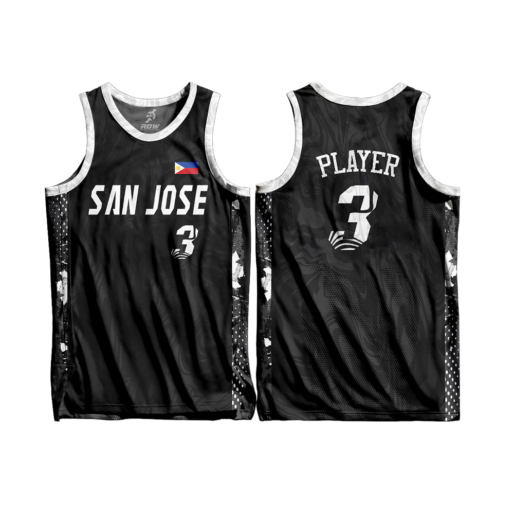 Textured Waves Full Sublimation Basketball Jersey - Image 2