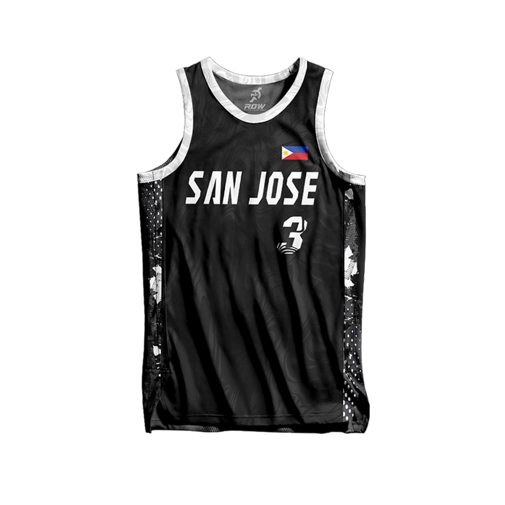 Textured Waves Full Sublimation Basketball Jersey - Image 3