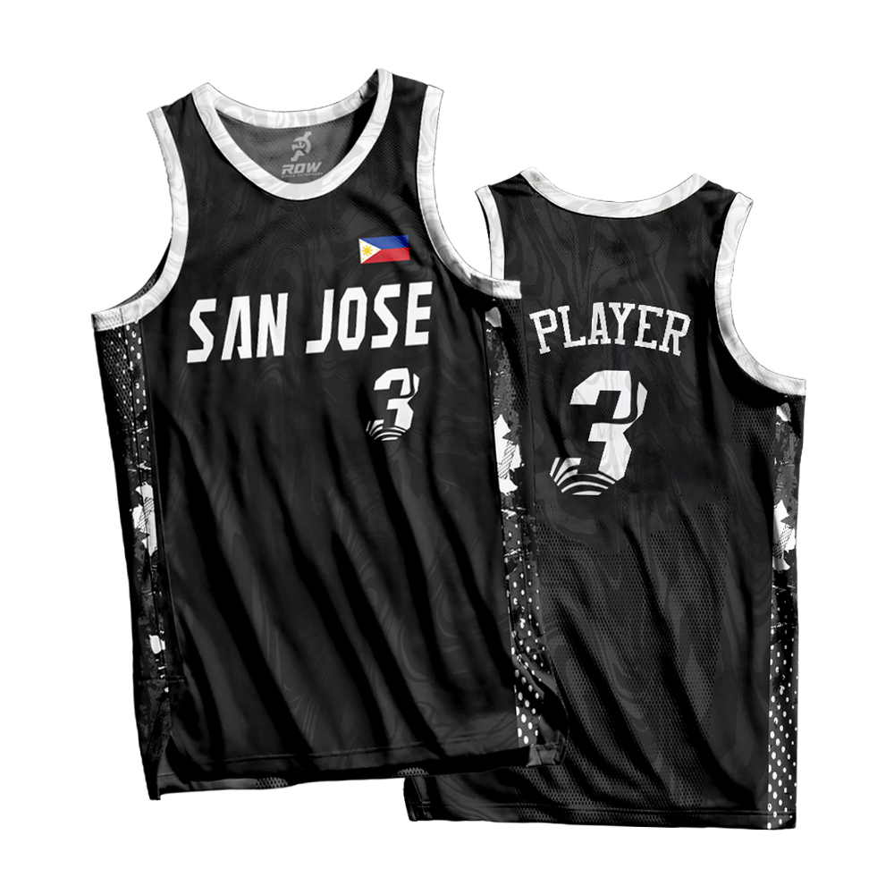 Textured Waves Full Sublimation Basketball Jersey