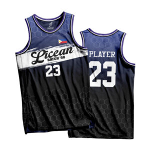 Hexagonal Gradient Full Sublimation Basketball Jersey