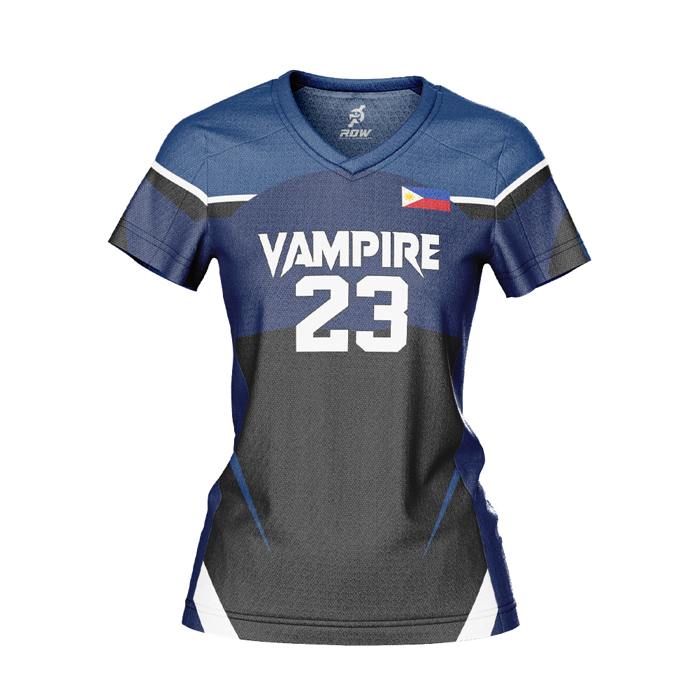 Geometric Blocks Full Sublimation Volleyball Jersey