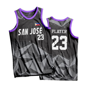 Geometric Modern Full Sublimation Basketball Jersey